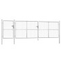 Gartengittertür aus silber verzinktem Stahl, 500 x 175 cm von vidaXL, Gartentore - Ref: Foro24-154558, Preis: 665,81 €, Rabat...