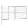 Gartengittertür aus silber verzinktem Stahl, 300 x 175 cm von vidaXL, Gartentore - Ref: Foro24-154531, Preis: 350,63 €, Rabat...