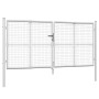 Gartengittertür aus silber verzinktem Stahl, 300 x 175 cm von vidaXL, Gartentore - Ref: Foro24-154531, Preis: 356,64 €, Rabat...