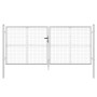 Gartengittertür aus silber verzinktem Stahl, 300 x 175 cm von vidaXL, Gartentore - Ref: Foro24-154531, Preis: 356,64 €, Rabat...