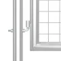 Gartengittertür aus silber verzinktem Stahl, 300 x 175 cm von vidaXL, Gartentore - Ref: Foro24-154531, Preis: 350,63 €, Rabat...