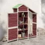 Gartengeräteschuppen aus mokkafarbenem Kiefernholz, 120 x 53,5 x 170 cm von vidaXL, Schuppen - Ref: Foro24-172248, Preis: 302...