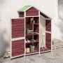 Gartengeräteschuppen aus mokkafarbenem Kiefernholz, 120 x 53,5 x 170 cm von vidaXL, Schuppen - Ref: Foro24-172248, Preis: 308...