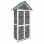 Gartengeräteschuppen aus grauem Kiefernholz, 89 x 52,5 x 175 cm von vidaXL, Schuppen - Ref: Foro24-172244, Preis: 239,42 €, R...