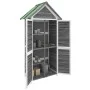 Gartengeräteschuppen aus grauem Kiefernholz, 89 x 52,5 x 175 cm von vidaXL, Schuppen - Ref: Foro24-172244, Preis: 223,32 €, R...