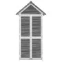 Gartengeräteschuppen aus grauem Kiefernholz, 89 x 52,5 x 175 cm von vidaXL, Schuppen - Ref: Foro24-172244, Preis: 223,32 €, R...