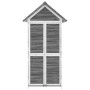 Gartengeräteschuppen aus grauem Kiefernholz, 89 x 52,5 x 175 cm von vidaXL, Schuppen - Ref: Foro24-172244, Preis: 239,42 €, R...