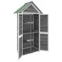 Gartengeräteschuppen aus grauem Kiefernholz, 89 x 52,5 x 175 cm von vidaXL, Schuppen - Ref: Foro24-172244, Preis: 223,32 €, R...