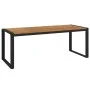 Mesa de jardín con patas en U madera maciza acacia 200x90x75 cm de vidaXL, Mesas de jardín - Ref: Foro24-319518, Precio: 284,...