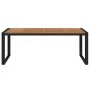 Garden table with U legs solid acacia wood 200x90x75 cm by vidaXL, Garden tables - Ref: Foro24-319518, Price: 284,91 €, Disco...
