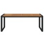 Gartentisch mit U-Beinen aus massivem Akazienholz 200x90x75 cm von vidaXL, Gartentische - Ref: Foro24-319518, Preis: 290,32 €...