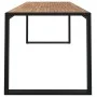 Garden table with U legs solid acacia wood 200x90x75 cm by vidaXL, Garden tables - Ref: Foro24-319518, Price: 284,91 €, Disco...