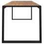 Gartentisch mit U-Beinen aus massivem Akazienholz 200x90x75 cm von vidaXL, Gartentische - Ref: Foro24-319518, Preis: 290,32 €...