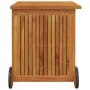 Garten-Aufbewahrungsbox aus massivem Akazienholz, Räder 60 x 50 x 58 cm von vidaXL, Aufbewahrungsboxen für den Außenbereich -...