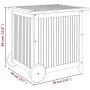 Garten-Aufbewahrungsbox aus massivem Akazienholz, Räder 60 x 50 x 58 cm von vidaXL, Aufbewahrungsboxen für den Außenbereich -...