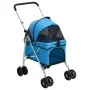 Folding dog stroller blue oxford fabric 76x50x100 cm by vidaXL, pet strollers - Ref: Foro24-172200, Price: 94,86 €, Discount: %