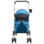 Folding dog stroller blue oxford fabric 76x50x100 cm by vidaXL, pet strollers - Ref: Foro24-172200, Price: 94,86 €, Discount: %