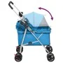 Folding dog stroller blue oxford fabric 76x50x100 cm by vidaXL, pet strollers - Ref: Foro24-172200, Price: 94,86 €, Discount: %