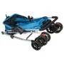 Folding dog stroller blue oxford fabric 76x50x100 cm by vidaXL, pet strollers - Ref: Foro24-172200, Price: 94,86 €, Discount: %