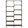 Holzwerkstoff-Eisenregal, Eiche braun, 100 x 32 x 170 cm von vidaXL, Bücherregale und Regale - Ref: Foro24-832792, Preis: 107...