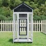 Vogelhaus aus massivem Kiefernholz grau 91,5x53x170 cm von vidaXL, Füße und Vogelkäfige - Ref: Foro24-172253, Preis: 237,47 €...