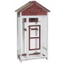Solid pine wood birdhouse mocha color 91.5x53x170cm by vidaXL, Feet and bird cages - Ref: Foro24-172254, Price: 210,60 €, Dis...