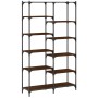 Holzwerkstoff-Eisenregal, Eiche braun, 100 x 32 x 170 cm von vidaXL, Bücherregale und Regale - Ref: Foro24-832792, Preis: 107...