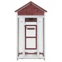 Solid pine wood birdhouse mocha color 91.5x53x170cm by vidaXL, Feet and bird cages - Ref: Foro24-172254, Price: 210,60 €, Dis...