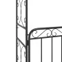 Garden arch with black steel door 108x45x235 cm by vidaXL, Pergolas, arches and garden trellises - Ref: Foro24-319352, Price:...