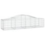 Gabionenkorb in Form eines verzinkten Eisenbogens 200x50x40/60 cm von vidaXL, Töpfe und Pflanzgefäße - Ref: Foro24-153392, Pr...