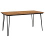 Garden table with U legs solid acacia wood 160x80x75 cm by vidaXL, Garden tables - Ref: Foro24-319520, Price: 209,10 €, Disco...