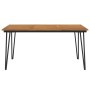 Garden table with U legs solid acacia wood 160x80x75 cm by vidaXL, Garden tables - Ref: Foro24-319520, Price: 209,10 €, Disco...