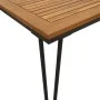 Garden table with U legs solid acacia wood 160x80x75 cm by vidaXL, Garden tables - Ref: Foro24-319520, Price: 205,64 €, Disco...