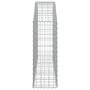 Bogenförmiger Gabionenkorb aus verzinktem Eisen, 150 x 30 x 80/100 cm von vidaXL, Töpfe und Pflanzgefäße - Ref: Foro24-153444...
