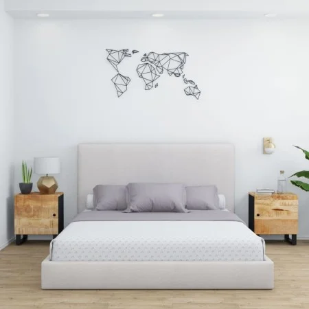 Nachttische 2 Stück aus massivem Mangoholz 40x33x46 cm von vidaXL, Nachttische - Ref: Foro24-345209, Preis: 107,04 €, Rabatt: %