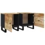 Bedside tables 2 pcs solid mango wood 40x33x46 cm by vidaXL, Nightstands - Ref: Foro24-345209, Price: 107,04 €, Discount: %