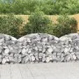 Gabionenkorb in Form eines verzinkten Eisenbogens 150x50x80/100cm von vidaXL, Töpfe und Pflanzgefäße - Ref: Foro24-153454, Pr...