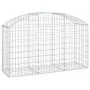 Gabionenkorb in Form eines verzinkten Eisenbogens 150x50x80/100cm von vidaXL, Töpfe und Pflanzgefäße - Ref: Foro24-153454, Pr...