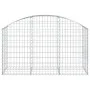 Gabionenkorb in Form eines verzinkten Eisenbogens 150x50x80/100cm von vidaXL, Töpfe und Pflanzgefäße - Ref: Foro24-153454, Pr...
