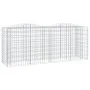 Arriate de gaviones forma arco hierro galvanizado 200x50x100cm de vidaXL, Maceteros y jardineras - Ref: Foro24-153546, Precio...