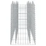 Arriate de gaviones forma arco hierro galvanizado 200x50x100cm de vidaXL, Maceteros y jardineras - Ref: Foro24-153546, Precio...