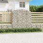 Gabion basket arch shape galvanized iron 200x30x200/220 cm by vidaXL, Pots and planters - Ref: Foro24-153470, Price: 124,99 €...
