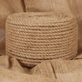 Cuerda de yute 25 m de longitud y 12 mm de grosor de vidaXL, Sogas y cuerdas metálicas - Ref: Foro24-153753, Precio: 22,97 €,...
