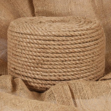 Jute rope 25 m long and 12 mm thick by vidaXL, Ropes and metal cords - Ref: Foro24-153753, Price: 22,97 €, Discount: %