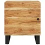 Mesitas de noche 2 uds madera maciza de acacia 40x33x46 cm de vidaXL, Mesitas de noche - Ref: Foro24-345211, Precio: 82,06 €,...