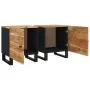 Mesitas de noche 2 uds madera maciza de acacia 40x33x46 cm de vidaXL, Mesitas de noche - Ref: Foro24-345211, Precio: 82,06 €,...