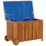 Garten-Aufbewahrungsbox aus massivem Akazienholz, Räder 90 x 50 x 58 cm von vidaXL, Aufbewahrungsboxen für den Außenbereich -...