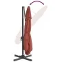 Sombrilla colgante con poste de aluminio terracota 400x300 cm de vidaXL, Sombrillas - Ref: Foro24-319926, Precio: 250,55 €, D...