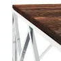 Couchtisch aus Edelstahl und massivem Recyclingholz von vidaXL, Couchtisch - Ref: Foro24-349973, Preis: 106,09 €, Rabatt: %