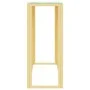 Konsolentisch aus Edelstahl und Glas 110x30x70 cm von vidaXL, Seitentische - Ref: Foro24-350026, Preis: 178,77 €, Rabatt: %